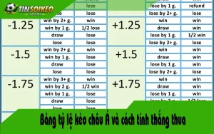 kèo châu á thua nửa